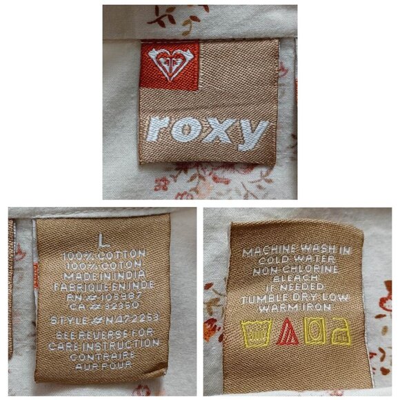 Roxy Floral Bell Sleeve Button-down Blouse - Picture 8 of 16